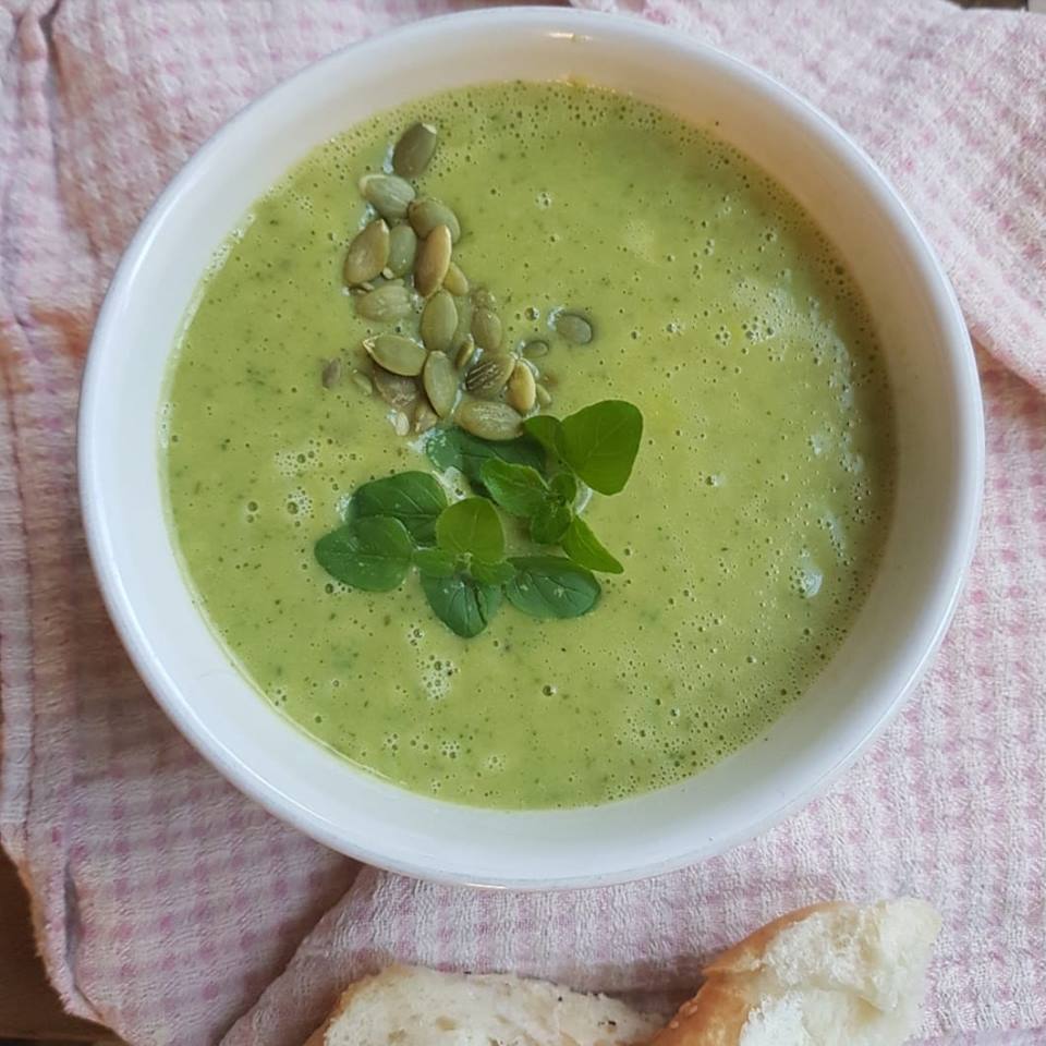 oregano and zucchini soup